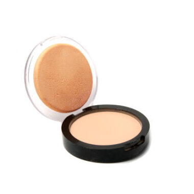 Face powder for make up isolated on the white